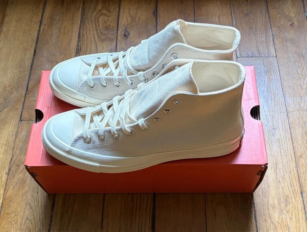 Converse chuck taylor 70 high canvas egret white natural 44,5 2