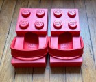 Crocs lego brick clog red rouge 43-44
