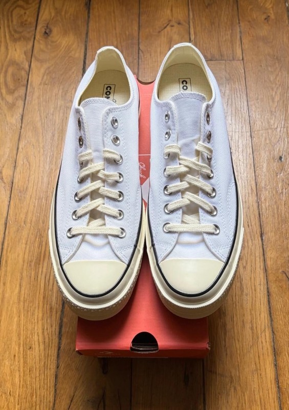Converse chuck taylor 70 OX low canvas egret white black 42,5 2