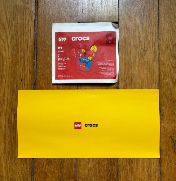 Crocs lego brick clog red rouge 43-44