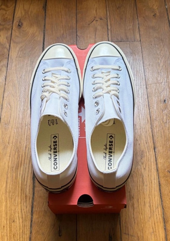 Converse chuck taylor 70 OX low canvas egret white black 42,5 2