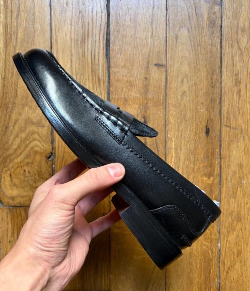 Clarks craft james to loafer black pony hair leather 41,5