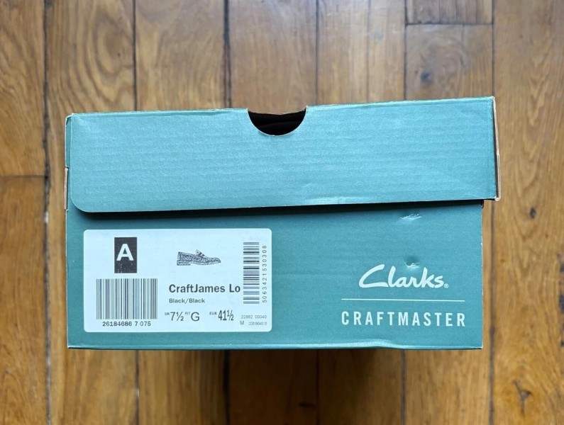 Clarks craft james to loafer black pony hair leather 41,5