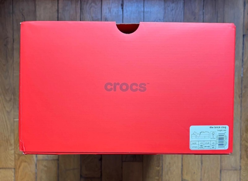 Crocs brick clog red rouge 41-42