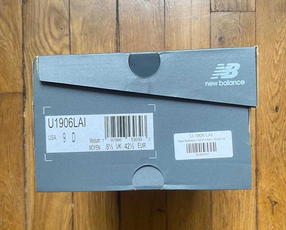 New Balance 1906L blacktop phantom black noir fantome 45 2
