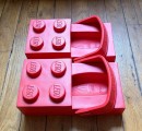 Crocs lego brick clog red rouge 42-43