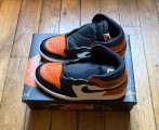 Jordan 1 retro high OG shattered backboard 2025 orange white black 43