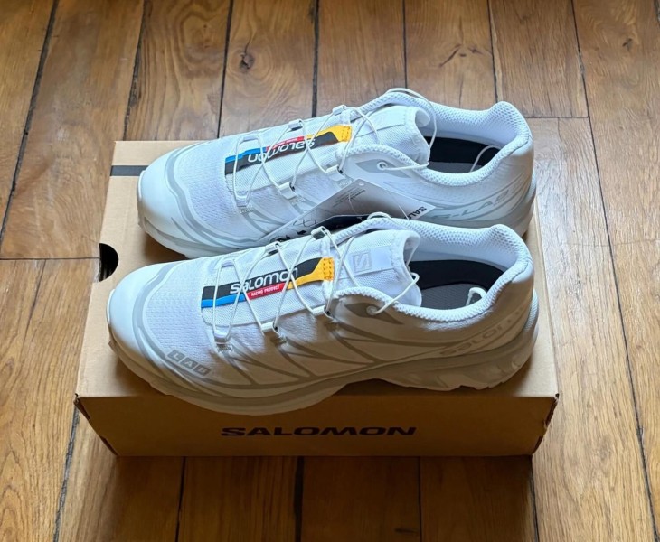 Salomon XT-6 XT6 XT ADV white blanc lunar rock 41