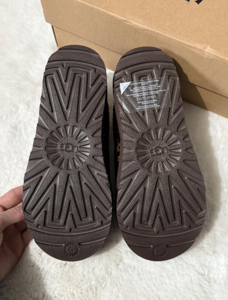 UGG Tasman Caspian Slipper 'Burnt Cedar Cheetah' 36