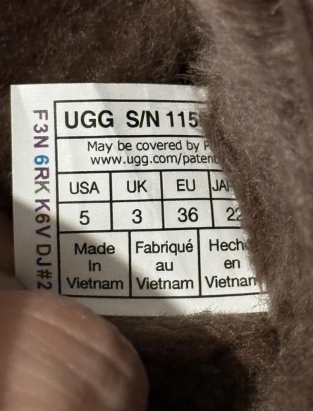 UGG Tasman Caspian Slipper 'Burnt Cedar Cheetah' 36