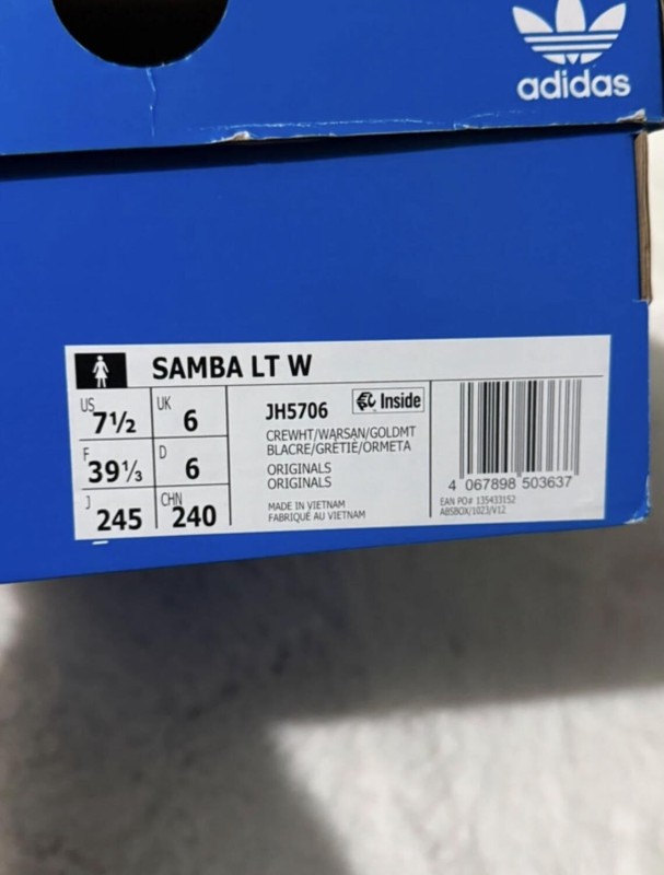 Adidas Samba LT Crème Blanc Warm Sandstone 39 2