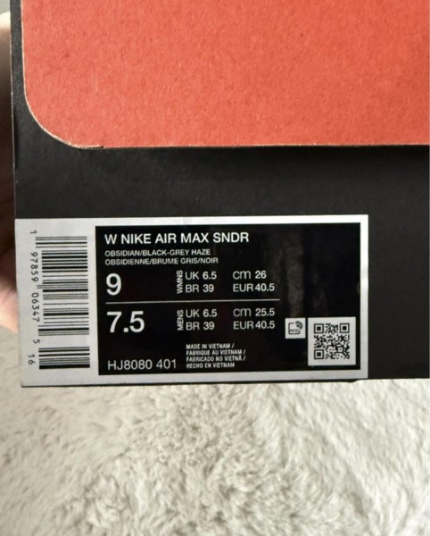 Nike Air Max Sunder Obsidian Grey Haze 40,5
