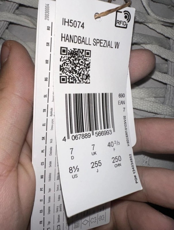 Adidas Handball Spezial Grey White 2