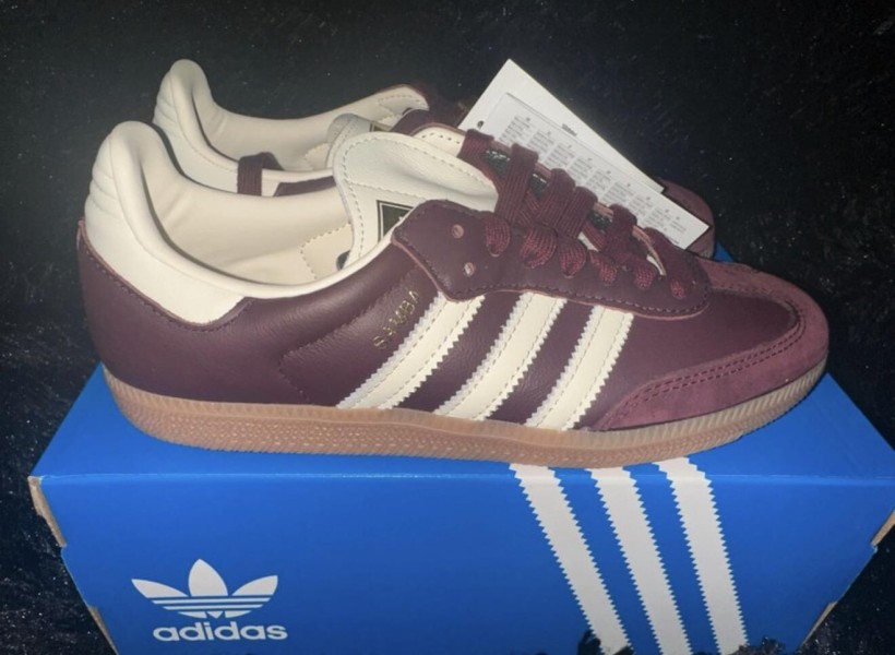 Adidas Samba OG Maroon Burgundy
