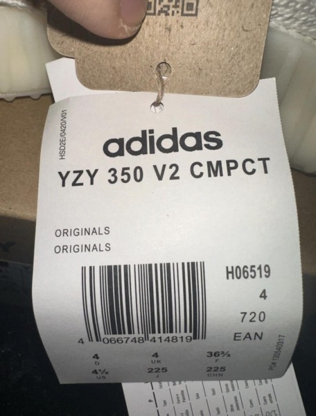 Adidas Yeezy 350 V2 CMPCT Slate Bone