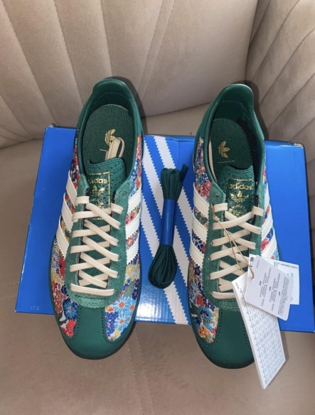 adidas Gazelle x Liberty London vert
