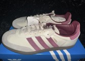 adidas Samba OG Putty Grey Maroon