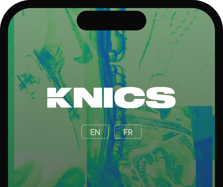 L’application mobile KNICS sur iPhone